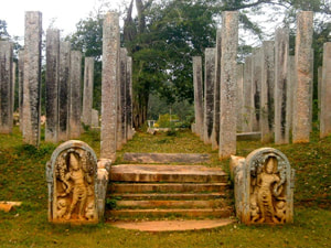 Sri Lankan Sceneries - Anuradhapura Thuparamaya Chapter House
